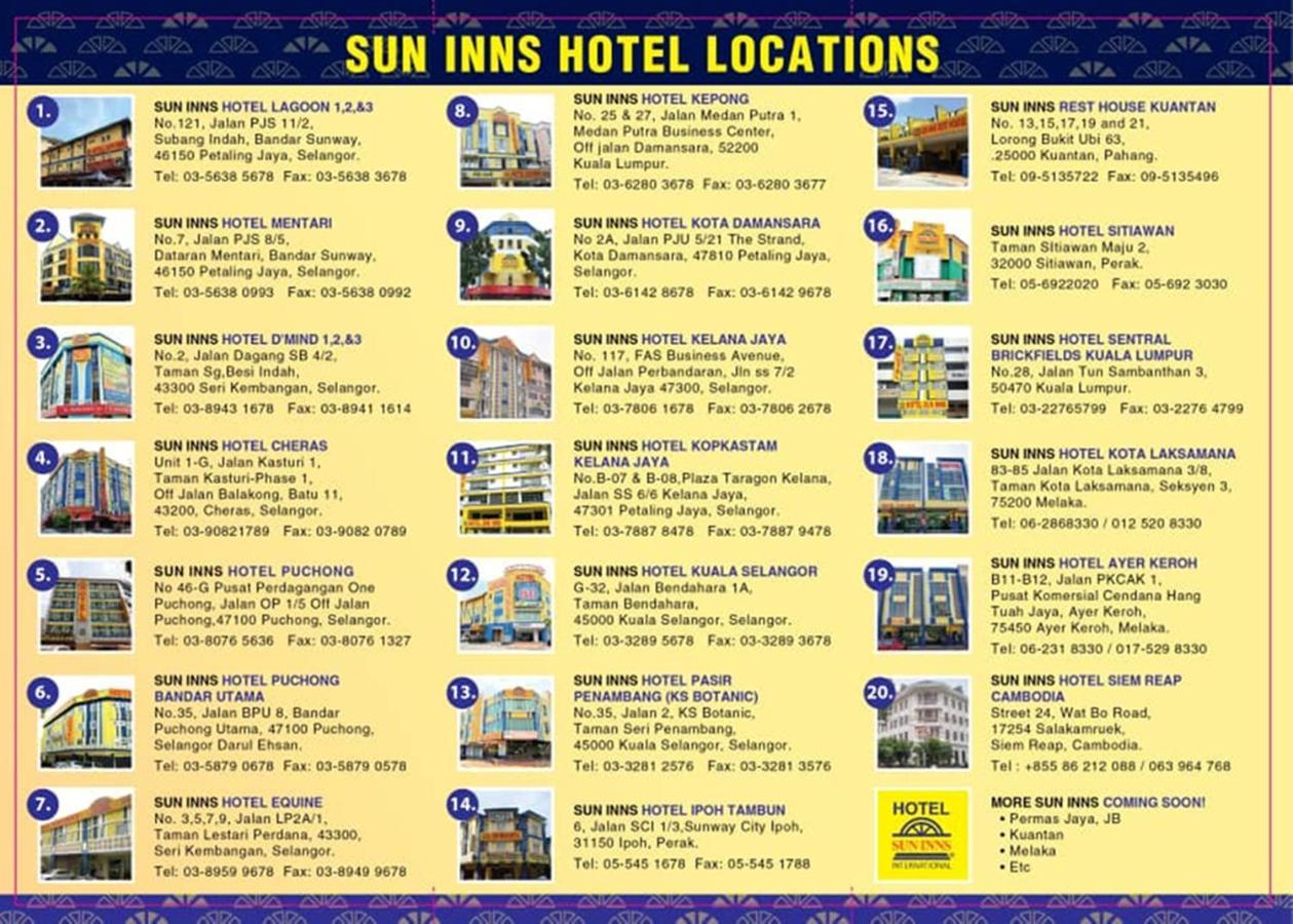 Sun Inns Hotel Ayer Keroh Eksteriør bilde